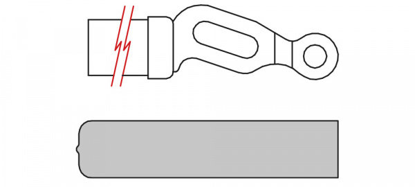 Ручка+рычаг T10-R32 для сучкорезов Vesco T10-20 80см